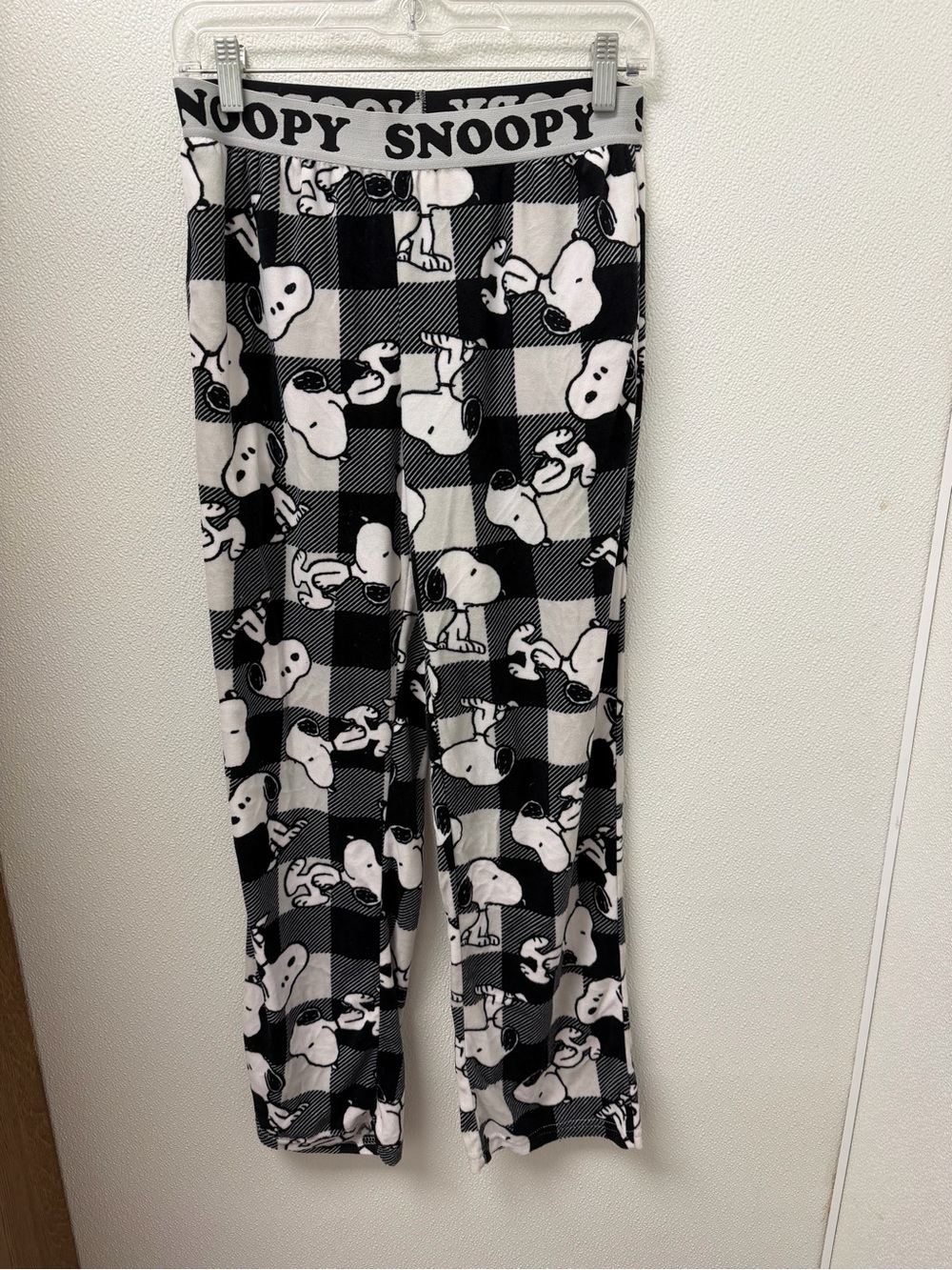 Peanuts Black & White Snoopy Pajama Pants